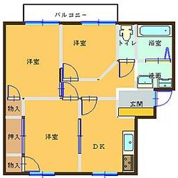 ラークハイツ厚南の物件間取画像